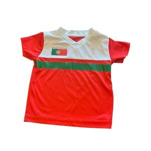 FIFA WORLD CUP Portugal FPF Toddler SOCCER Jersey Size 18 Months Russia 2018